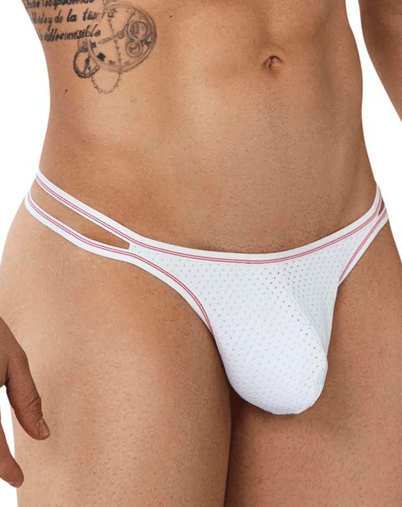 Clothing_Pikante_Mens Underwear Pikante 0983 Novo Thongs White