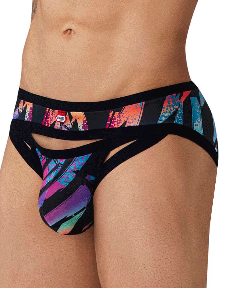 Clothing_Pikante_Mens Underwear Pikante 0989 Jartum Briefs Black