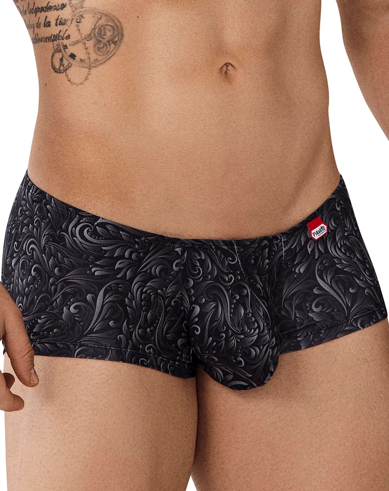 Clothing_Pikante_Mens Underwear Pikante 1007 Potenza Trunks Black