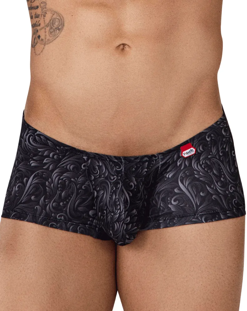 Clothing_Pikante_Mens Underwear Pikante 1007 Potenza Trunks Black