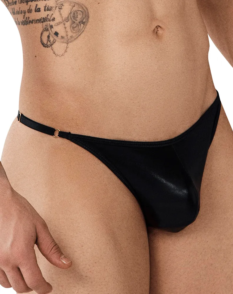 Clothing_Pikante_Mens Underwear Pikante 1014 Salerno Thongs Black
