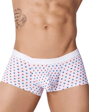 Clothing_Pikante_Mens Underwear Pikante 1071 Blaze Trunks White