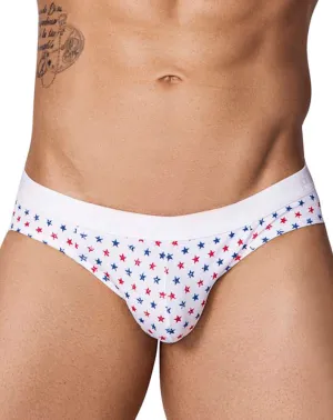 Clothing_Pikante_Mens Underwear Pikante 1072 Blaze Briefs White