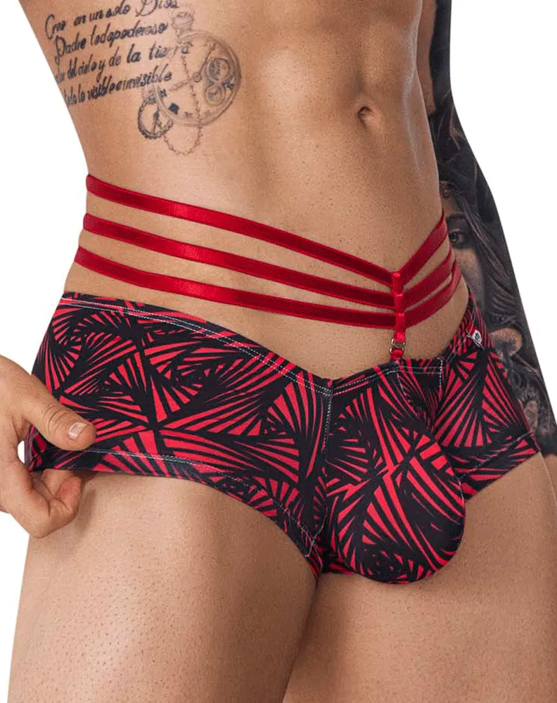 Clothing_Pikante_Mens Underwear Pikante 1078 Fiery Trunks Red