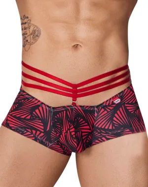Clothing_Pikante_Mens Underwear Pikante 1078 Fiery Trunks Red