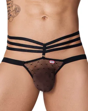 Clothing_Pikante_Mens Underwear Pikante 1095 Oomph Mesh Jockstrap Black
