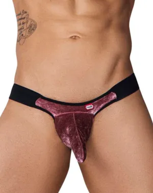 Clothing_Pikante_Mens Underwear Pikante 1098 Clandestine Velvet Bikini Pink