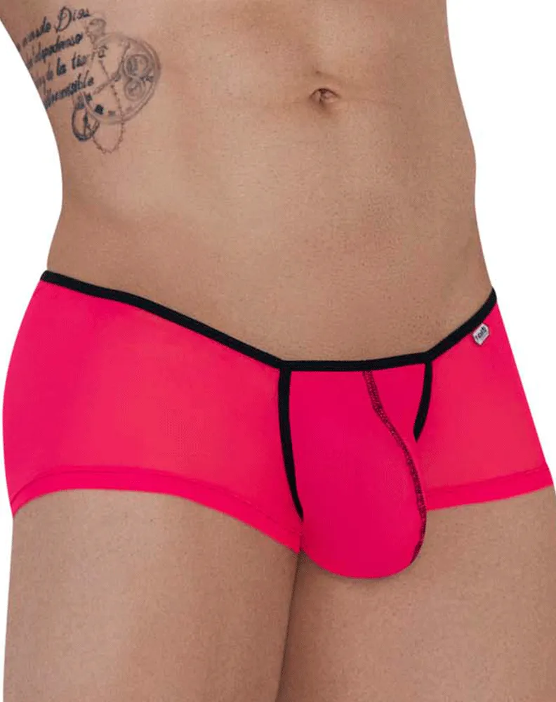 Clothing_Pikante_Mens Underwear Pikante 1273 Sonar Trunks Fuchsia
