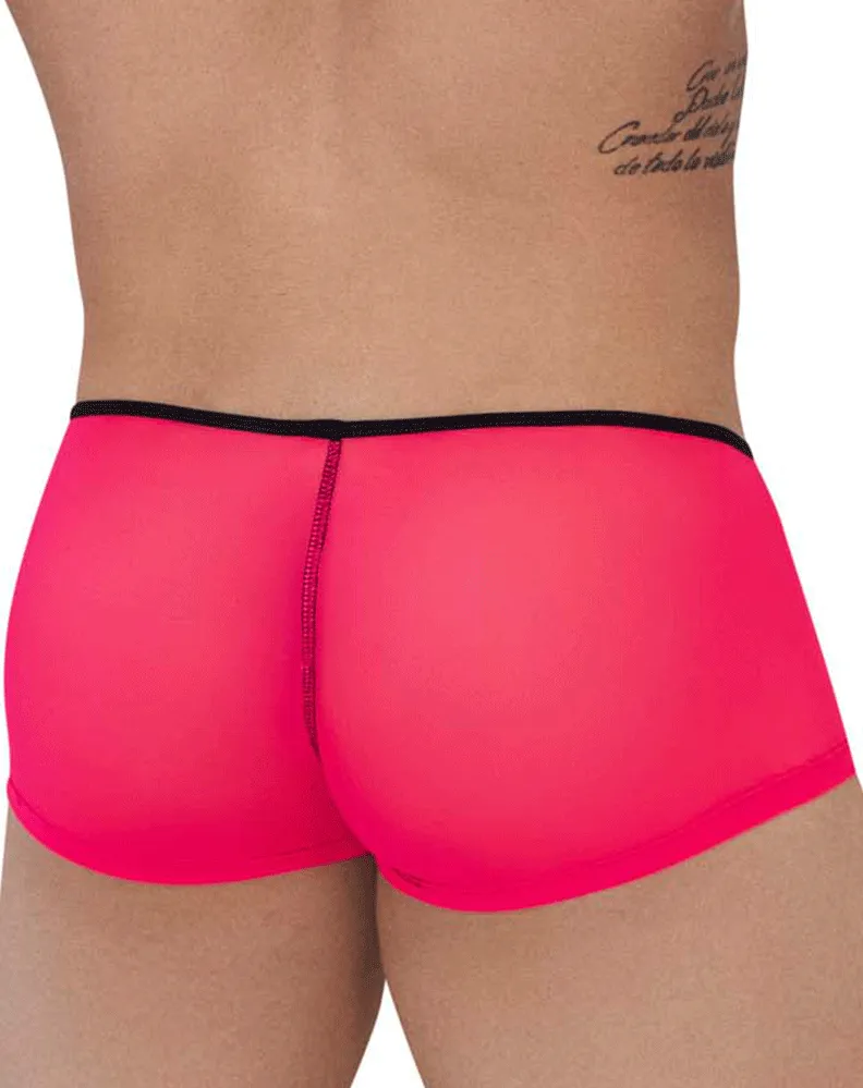 Clothing_Pikante_Mens Underwear Pikante 1273 Sonar Trunks Fuchsia