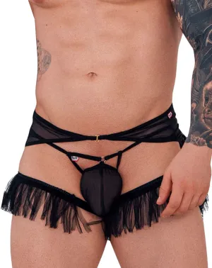 Clothing_Pikante_Mens Underwear Pikante 1294 Greenman Jockstrap Black