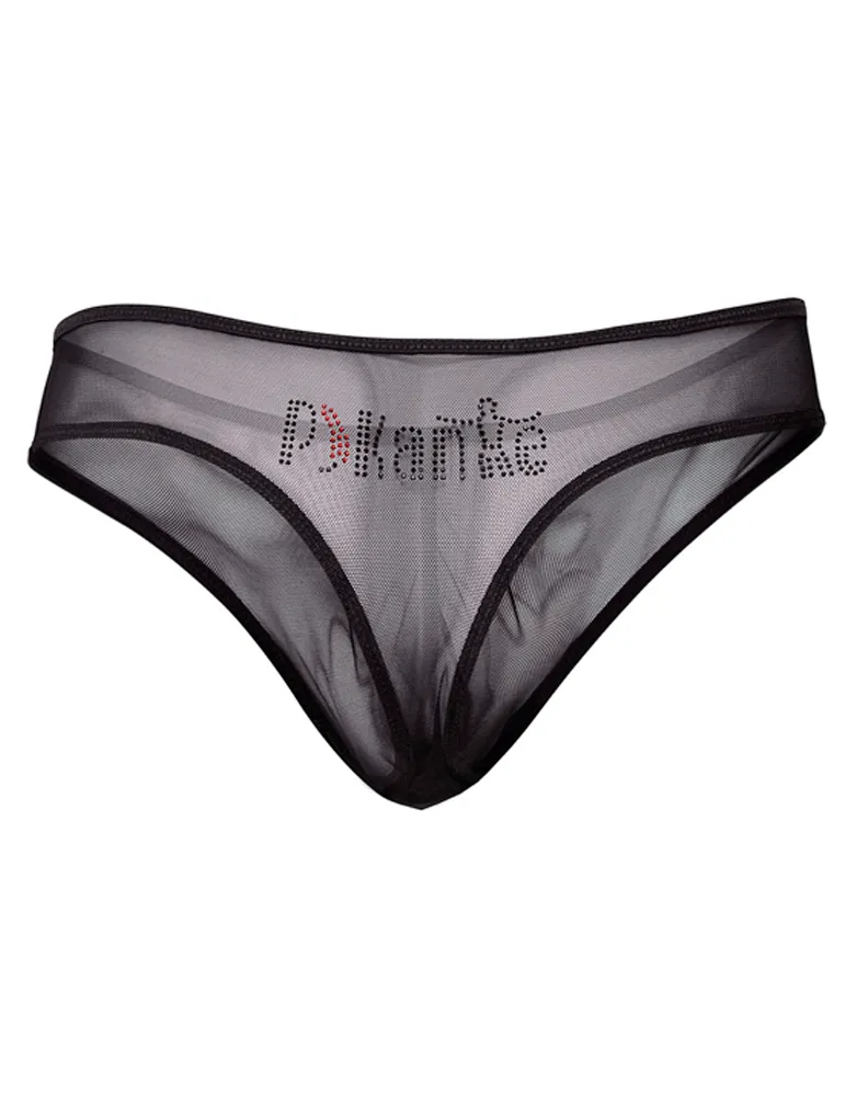 Clothing_Pikante_Mens Underwear Pikante 1388 Sense Thongs Black