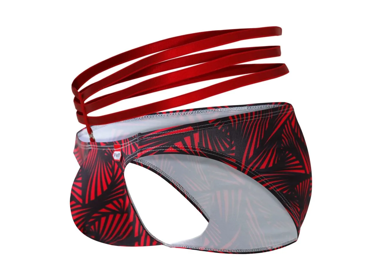 Clothing_Pikante_Mens Underwear Pikante PIK 1079 Fiery Bikini Color Red