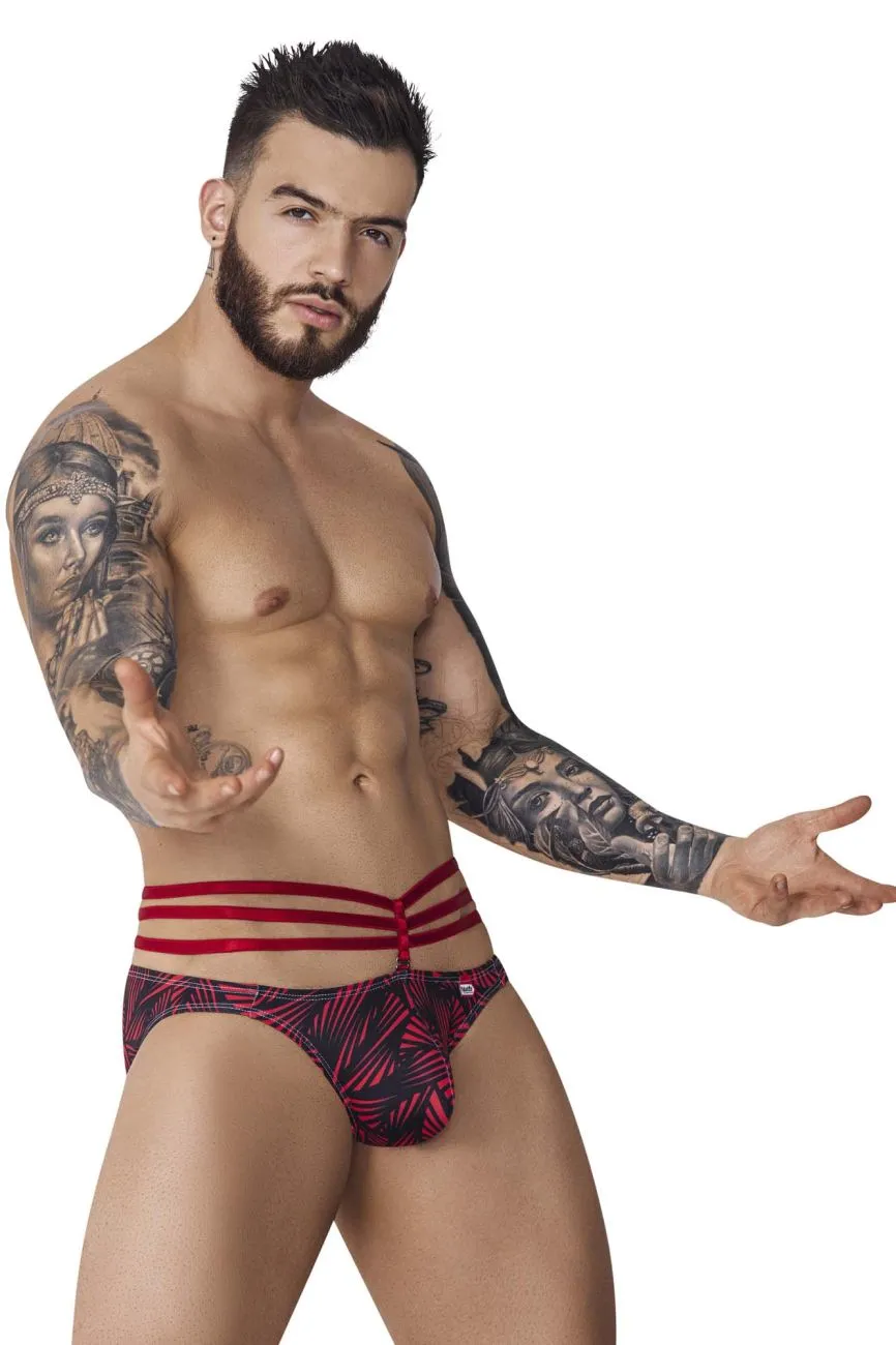 Clothing_Pikante_Mens Underwear Pikante PIK 1079 Fiery Bikini Color Red