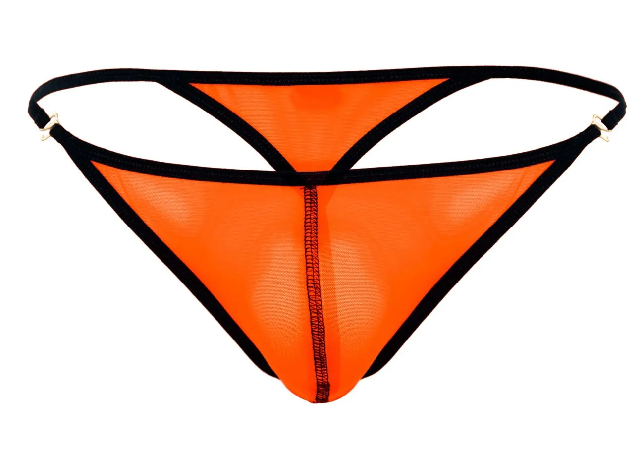 Clothing_Pikante_Mens Underwear Pikante PIK 1279 Sonar Thongs Color Orange
