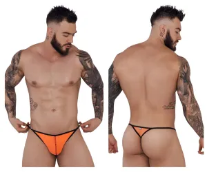 Clothing_Pikante_Mens Underwear Pikante PIK 1279 Sonar Thongs Color Orange