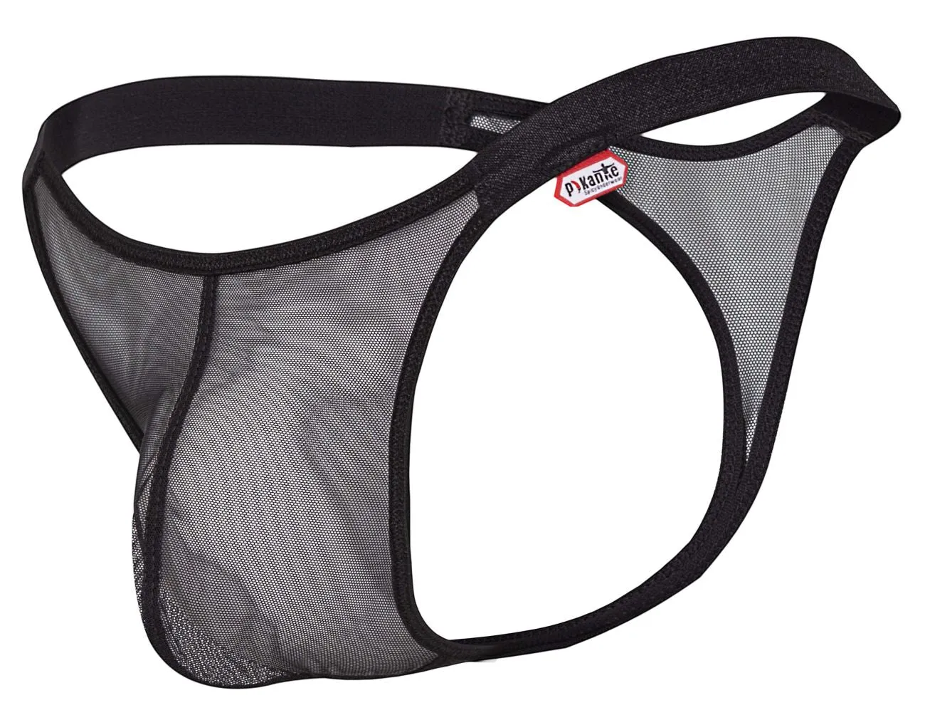 Clothing_Pikante_Mens Underwear Pikante PIK 1390 Gift Thongs Color Black