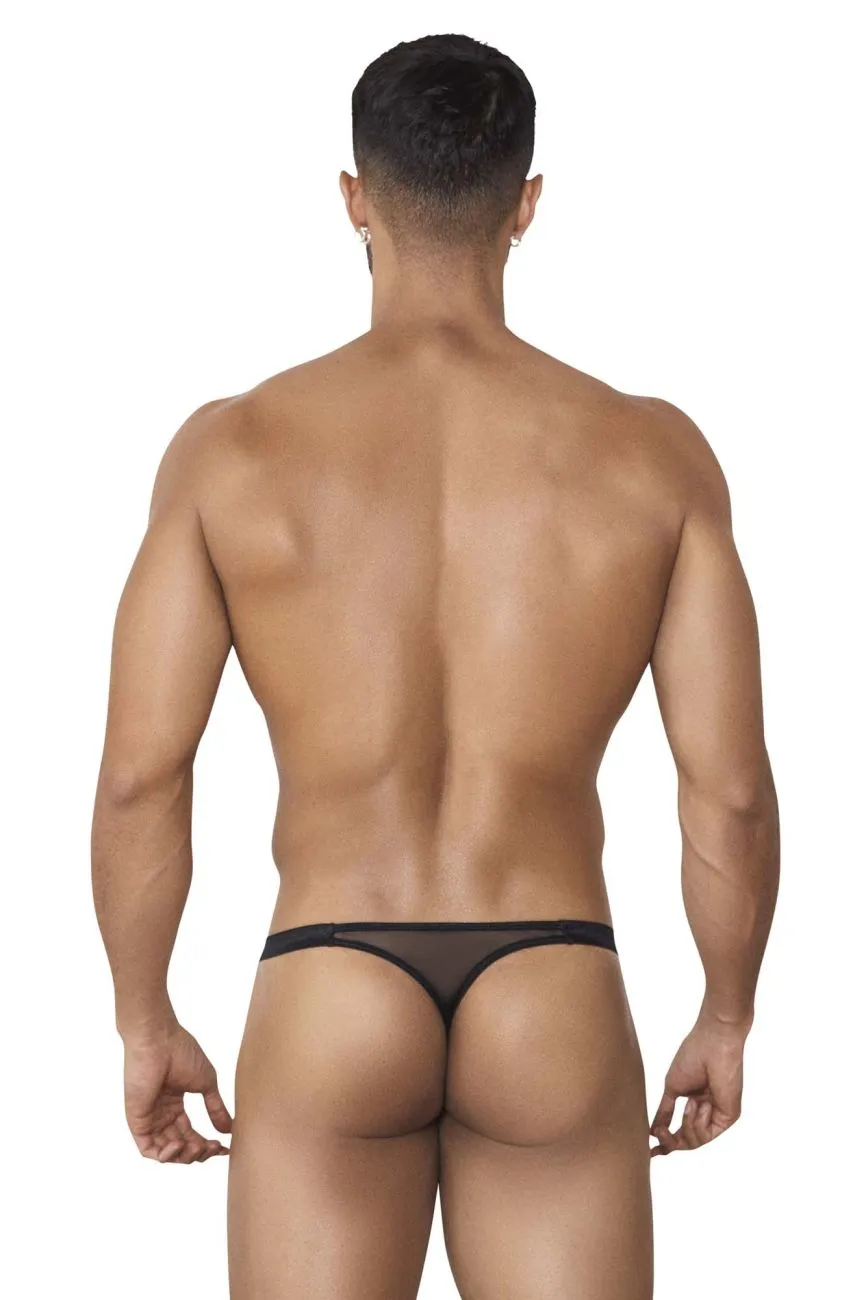 Clothing_Pikante_Mens Underwear Pikante PIK 1390 Gift Thongs Color Black