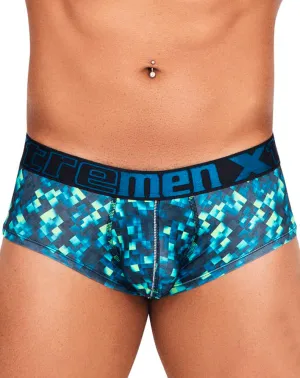 Clothing_Xtremen_Mens Underwear Xtremen 41313 Vibrant Print Briefs