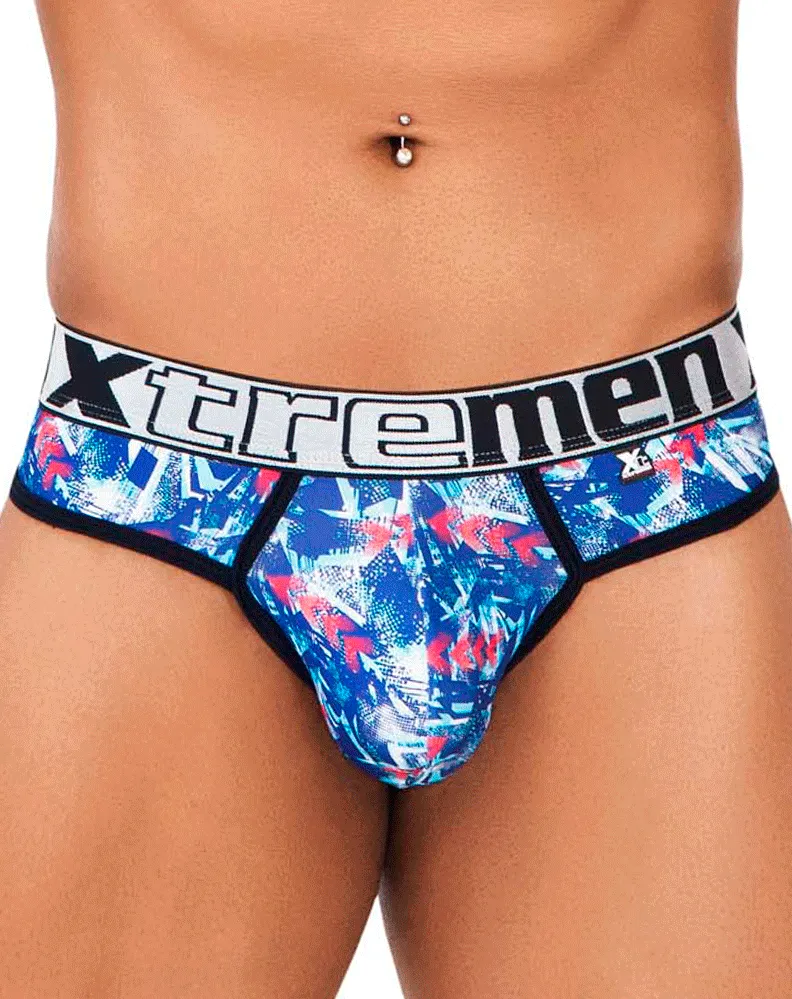 Clothing_Xtremen_Mens Underwear Xtremen 91131 Vivid Printed Thongs