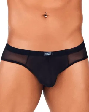 Clothing_Xtremen_Mens Underwear Xtremen 91138 Mesh Briefs Black