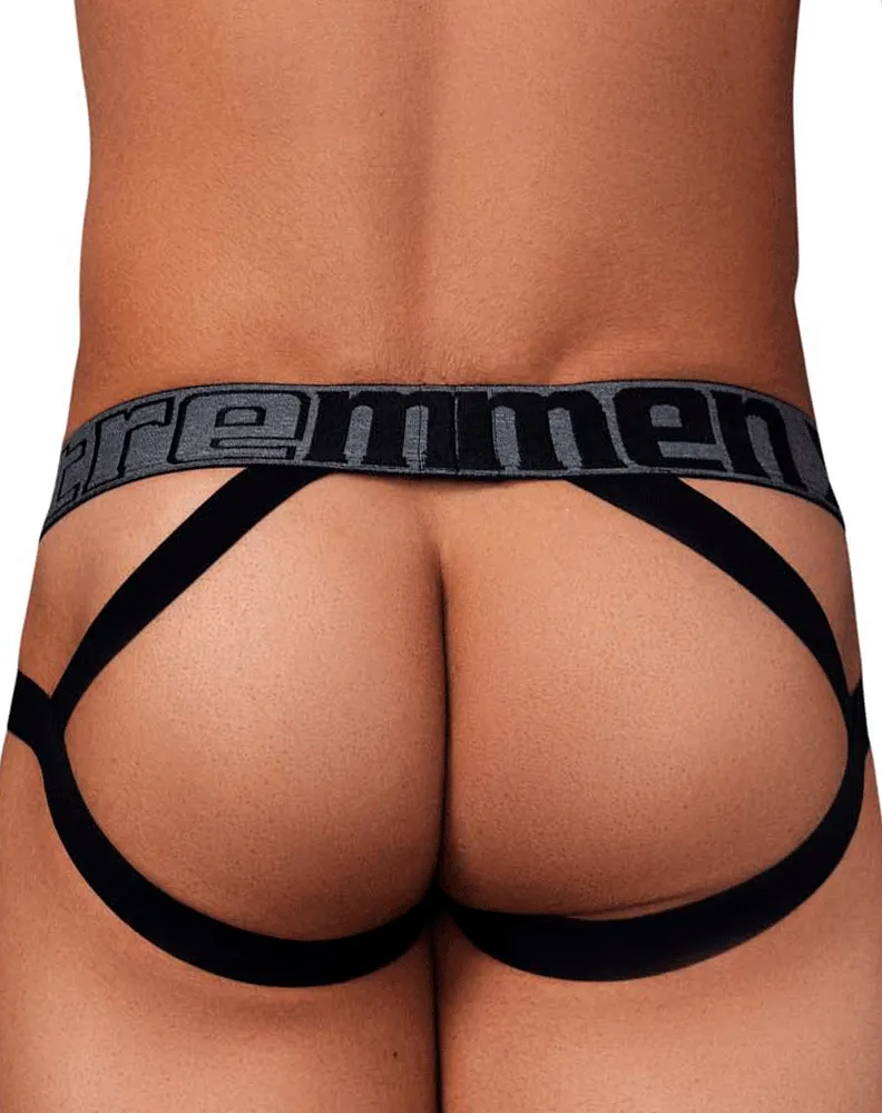 Clothing_Xtremen_Mens Underwear Xtremen 91148 Printed Microfiber Jockstrap Rainbow Fish