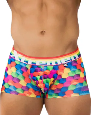 Clothing_Xtremen_Mens Underwear Xtremen 91173 Printed Trunks Cubes