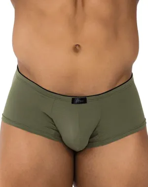 Clothing_Xtremen_Mens Underwear Xtremen 91175 Microfiber Trunks Green