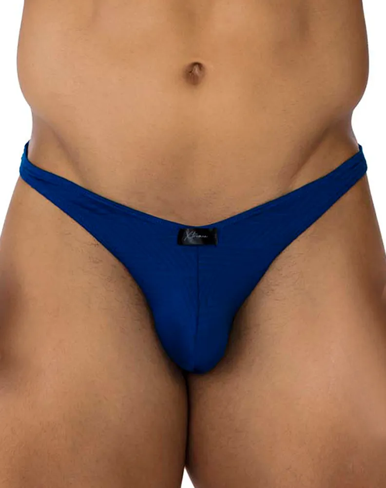 Clothing_Xtremen_Mens Underwear Xtremen 91192 Jacquard Bikini Royal Blue