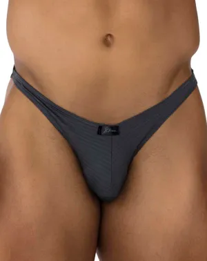 Clothing_Xtremen_Mens Underwear Xtremen 91197 Jacquard Bikini Gray