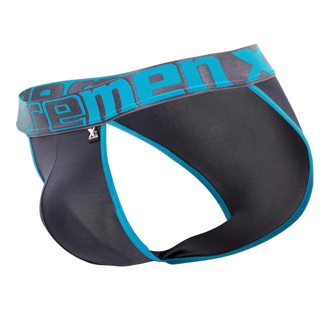 Clothing_Xtremen_Underwear Xtremen 91057X-3 3PK Bikini Color Gray-Blue-Pink