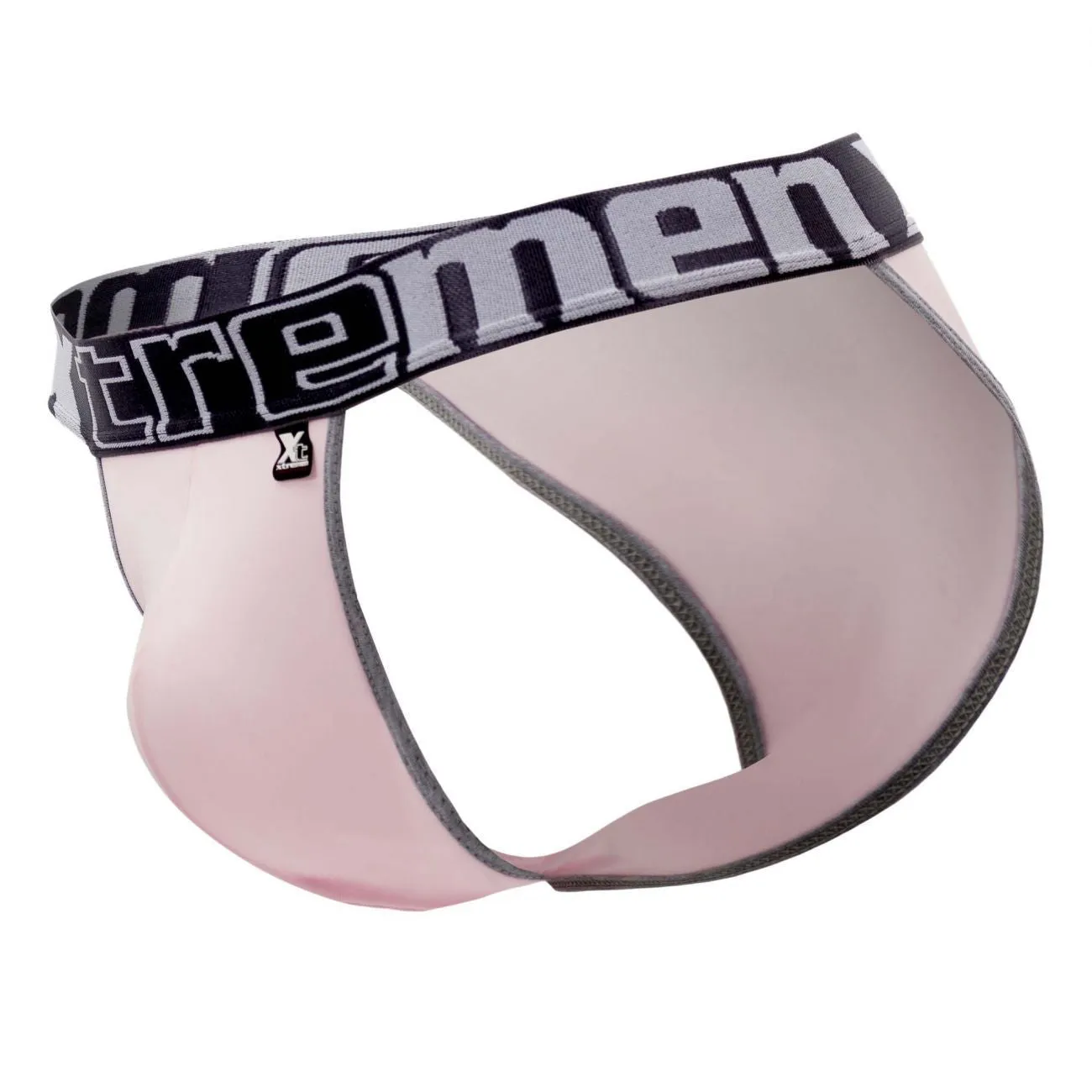 Clothing_Xtremen_Underwear Xtremen 91057X-3 3PK Bikini Color Gray-Blue-Pink
