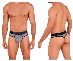 Clothing_Xtremen_Underwear Xtremen 91101X Microfiber Thongs Color Jasper Gray
