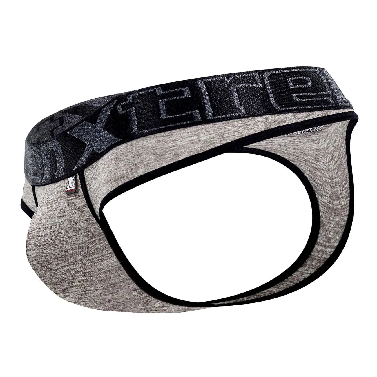 Clothing_Xtremen_Underwear Xtremen 91101X Microfiber Thongs Color Jasper Gray