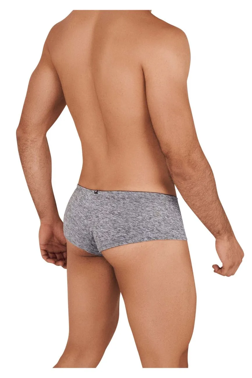 Clothing_Xtremen_Underwear Xtremen 91103X Microfiber Trunks Color Jasper Gray