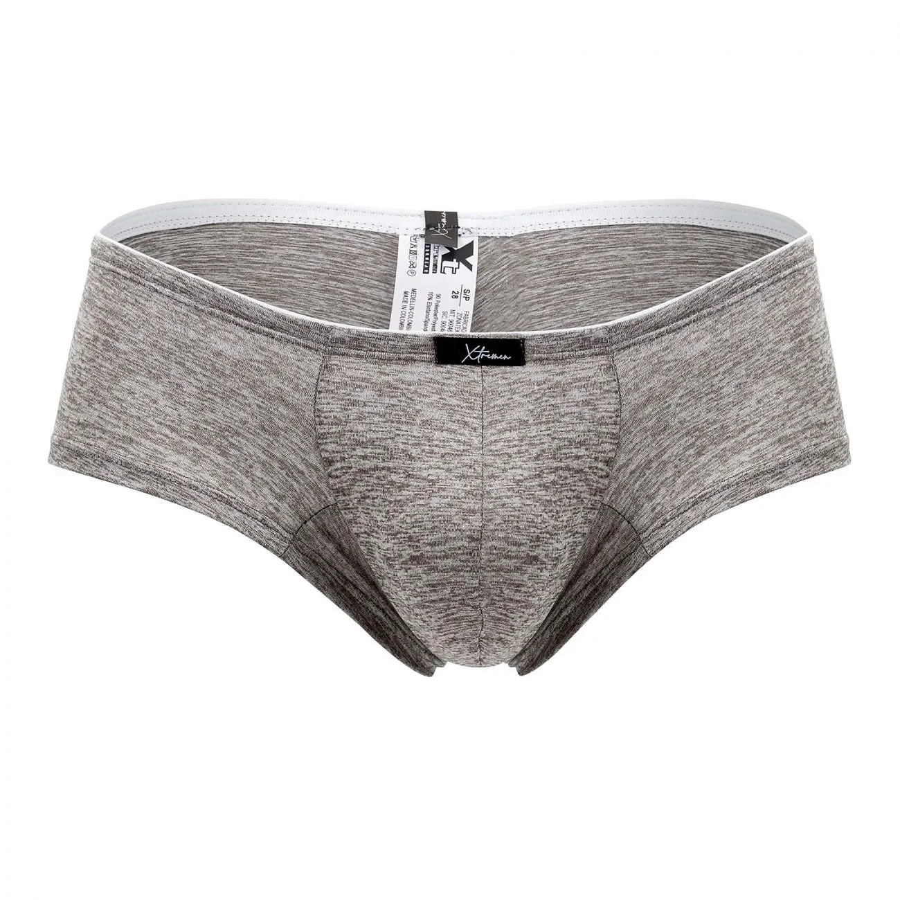 Clothing_Xtremen_Underwear Xtremen 91103X Microfiber Trunks Color Jasper Gray