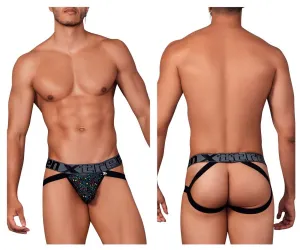 Clothing_Xtremen_Underwear Xtremen 91148 Printed Microfiber Jockstrap Color Smiley Face