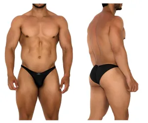 Clothing_Xtremen_Underwear Xtremen 91186 Mesh Bikini Color Black