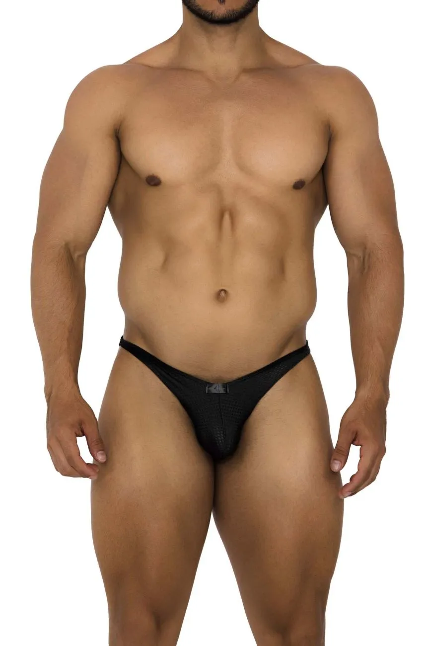 Clothing_Xtremen_Underwear Xtremen 91186 Mesh Bikini Color Black