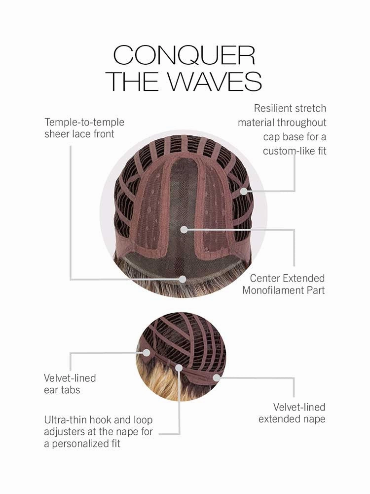 Conquer The Waves wig - Gabor