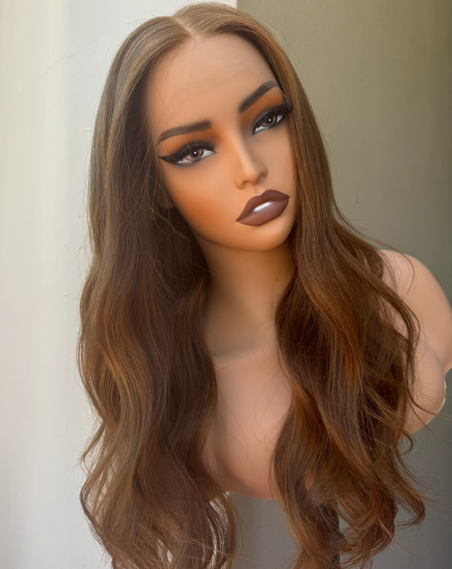 Copper #30 Human Hair Lace Front Wig