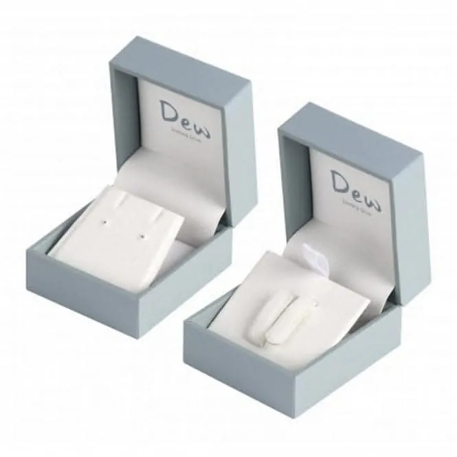 Dew Sterling Silver Cubic Zirconia Double Star Stud Earrings 3722CZ021 Dew Jewellery