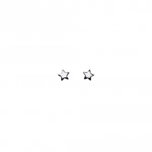 Dew Sterling Silver Dinky Small Star Stud Earrings 4406HP Dew Jewellery