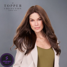 EasiPart Medium 18" Human Hair Topper - Human Hair Topper Collection by Jon Renau
