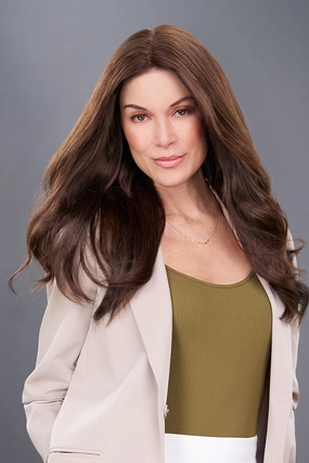 EasiPart Medium HH 18" Topper by Jon Renau | Topper | Human Hair