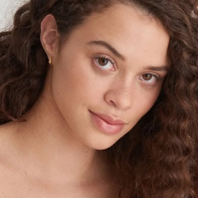 Gold Knot Huggie Hoop Earrings E029-04G Ania Haie Jewellery