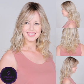 Lace Front Mono Topper Peerless 16" - Caf Collection by BelleTress