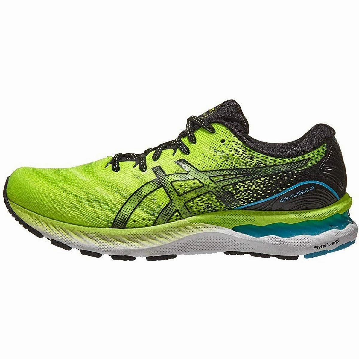 Men's ASICS Gel-Nimbus 23 (Hazard Green/Black)