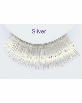 Metallic Silver Eyelash