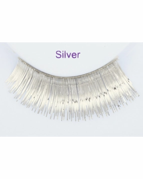 Metallic Silver Eyelash