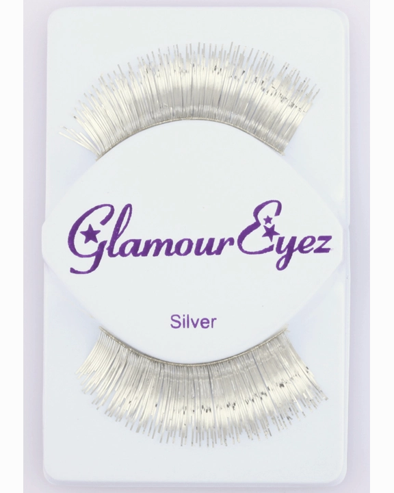 Metallic Silver Eyelash